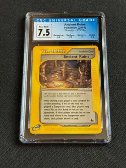 Pokemon Skyridge Uncommon Ancient Ruins 119/144 CGC 7.5 Near Mint+ - Image 1