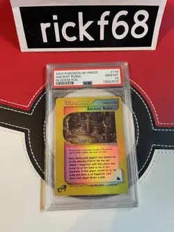 2003 POKEMON SKYRIDGE 119 ANCIENT RUINS - REV.FOIL PSA 10 - Image 1
