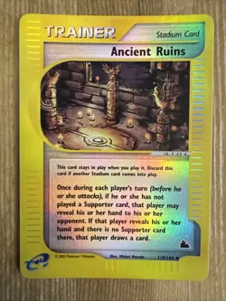 Ancient Ruins 119/144 Reverse Holo Skyridge Pokemon E Series WOTC NM 2003 - Image 1