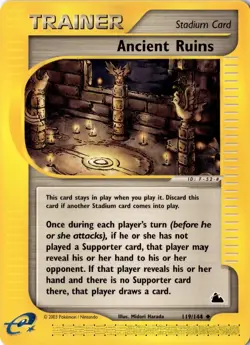 Ancient Ruins 119/144 - Skyridge - Pokemon - NM - Image 1