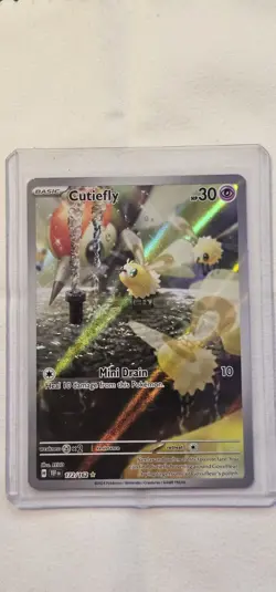 Cutiefly 172/162 Illustration Rare Pokemon TCG Temporal Forces NM - Image 1