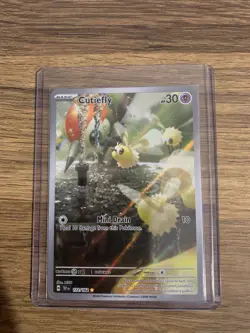 Cutiefly 172/162 Pokemon TCG Temporal Forces Illustration Rare NM - Image 1