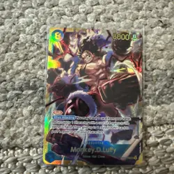 Monkey.D.Luffy SEC-SP OP11-118 a Fist of Divine Speed One Piece Card - Image 1