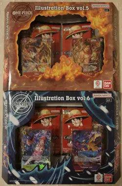 ONE PIECE CARD GAME ILLUSTRATION BOX VOL. 5 + 6 *ENGLISH* NEW *SEALED* - Image 1