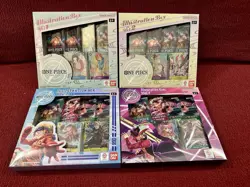 ONE PIECE TRADING CARD GAME - ILLUSTRATION BOX VOL. 1 - 2 - 3 - 4 OP TGC SEALED - Image 1