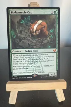 Badgermole Cub 0167 - Mythic Rare - MTG Magic Avatar The Last Airbender - Image 1
