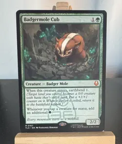 Badgermole Cub 0167 - Mythic Rare - MTG Magic Avatar The Last Airbender - Image 4