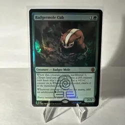 Badgermole Cub Foil 0167 Mythic Rare MTG Magic Avatar The Last Airbender FOIL - Image 1
