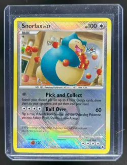 2009 Pokemon Platinum Rising Rivals Snorlax Reverse Holo #33/111 - Image 1