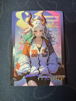Goddess Yamato Hoodie Preimium Thick Card Waifu Doujin One Piece Full Art Maiden - Image 1