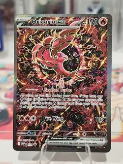 Pokemon Phantasmal Flames Promo Card 024 Oricorio EX Charizard UPC - Image 2