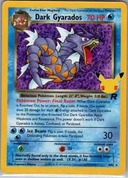 Dark Gyarados 8/82 Celebrations: Classic Collection - Pokemon Card - NM - Image 1