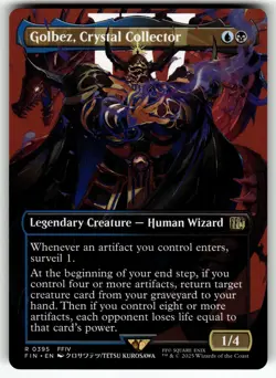 Golbez, Crystal Collector (Borderless) R FINAL FANTASY 395 NM MTG - Image 1