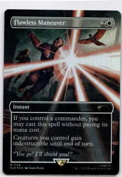 MTG Flawless Maneuver Rainbow Foil NM Secret Lair Drop Series R Magic 1728 - Image 1