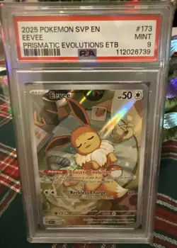 2025 POKEMON SVP EN-SV BLACK STAR PROMO #173 EEVEE PRISMATIC EVOLUTIONS PC ETB - Image 1
