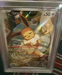 2025 POKEMON SVP EN-SV BLACK STAR PROMO #173 EEVEE PRISMATIC EVOLUTIONS PC ETB - Image 2