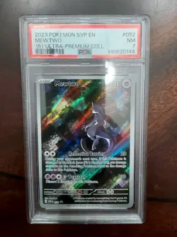 2023 Pokemon SVP English Mewtwo 151 Ultra Premium Collection #052 - PSA 7 - Image 1