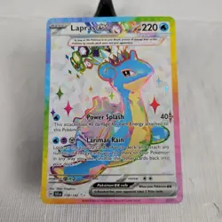 Pokemon TCG - Lapras ex - Stellar Crown 158/142 Ultra Rare Full Art Holo - Image 1