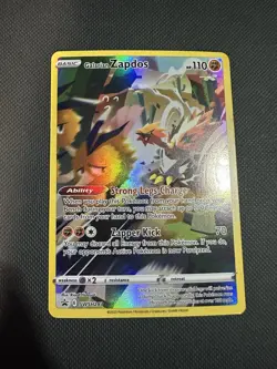 Galarian Zapdos Pokemon Sword & Shield Holo Black Star Promo SWSH283 Mint - Image 1
