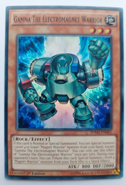 Yu-Gi-Oh! - Gamma The Electromagnetic Warrior - SDMY-EN003 - 1st Edition - Image 1