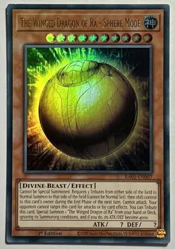 The Winged Dragon Of Ra - Sphere RA01-EN007 (NM) Ultra Rare 1st Edition Yu-Gi-Oh - Image 1