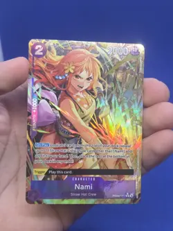 One Piece Premium Booster -The Best- Vol 2 Nami PRB02-012 Alternate Alt Art NM - Image 2