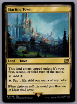 MTG - Starting Town R - 0289 Non Foil Magic the Gathering Final Fantasy - Image 1