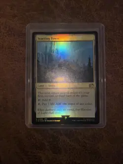MTG Starting Town Land Magic the Gathering Card Final Fantasy Foil 0289 - Image 1