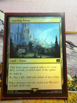 Starting Town Foil! Mtg Final Fantasy Magic The Gathering. - Image 1