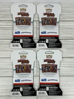 Pokemon TCG Scarlet & Violet Destined Rivals Sleeved Booster Pack Lot of 4 - Image 2