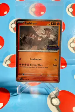 Pokemon Phantasmal Flames Reshiram 017/094 Promo Stamped Sealed TCG - Image 1