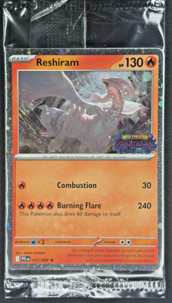 Pokemon Phantasmal Flames Reshiram 017/094 Promo Stamped Sealed TCG - Image 1
