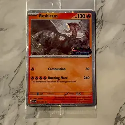 Pokemon Phantasmal Flames Reshiram 017/094 Promo Stamped Sealed TCG - Image 1