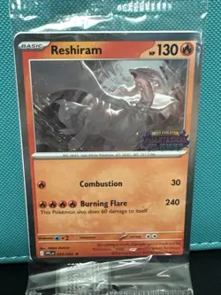 Pokemon Phantasmal Flames Reshiram 017/094 Barnes & Noble Promo Stamped Sealed - Image 1