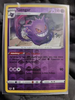 Pokemon TCG: "Gengar" Reverse Holo Rare NM (Sword & Shield 85/202) - Image 1