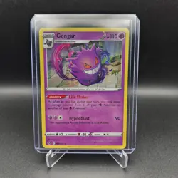 Gengar 85/202 Holo Rare Pokemon TCG Sword & Shield Base Set Lightly Played LP - Image 3