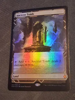 MTG Magic Zendikar Rising Expeditions FOIL Ancient Tomb - Image 1