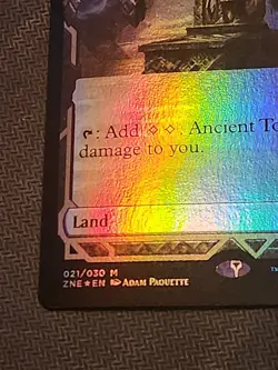 MTG Magic Zendikar Rising Expeditions FOIL Ancient Tomb - Image 5