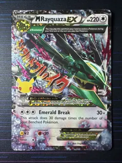 M Rayquaza EX Holo Card 76/108 Classic Collection Celebrations Pokemon TCG NM - Image 1
