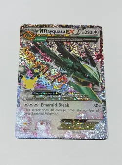 Pokemon Card TCG M Rayquaza EX 76/108 Celebrations : Classic Collection Holo NM - Image 1
