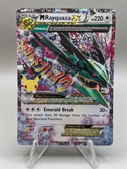 Pokemon TCG Holo Rayquaza EX 76/108 Celebrations Classic Collection NM - Image 1