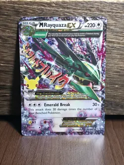 M Rayquaza EX 76/108 Celebrations: Classic Collection Holo Pokemon TCG NM - Image 1