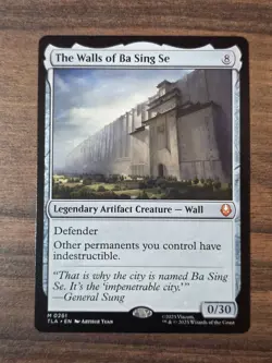 1x The Walls of Ba Sing Se MTG Avatar: The Last Airbender NM Magic Regular - Image 1
