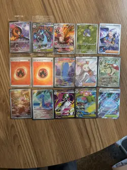 Pokemon Bundle Joblot Full Art Phantasmal Flames Mega Evolution SAR SR SIR EX - Image 1
