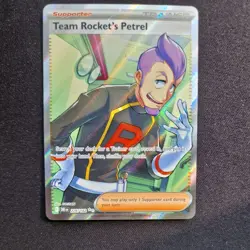 Pokemon Destined Rivals Team Rocket's Petrel 226/182 Full Art - Image 1