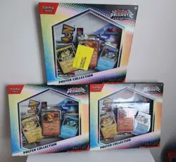 pokemon scarlet & violet prismatic evolutions poster collection box - Image 1