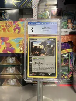 CGC Universal Grade 9 Murkrow Pokemon 2004 POP Series 1 - 8/17 Mint - Image 1