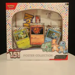 Nintendo Pokemon TCG Scarlet & Violet - 151 Poster Collection Box - 3 Packs 820650853166 - Image 1