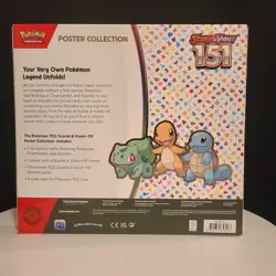 Nintendo Pokemon TCG Scarlet & Violet - 151 Poster Collection Box - 3 Packs 820650853166 - Image 2