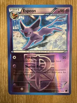 Espeon 48/116 B&W Uncommon Plasma Freeze - Pokemon Card Reverse Holo VLP - Image 1